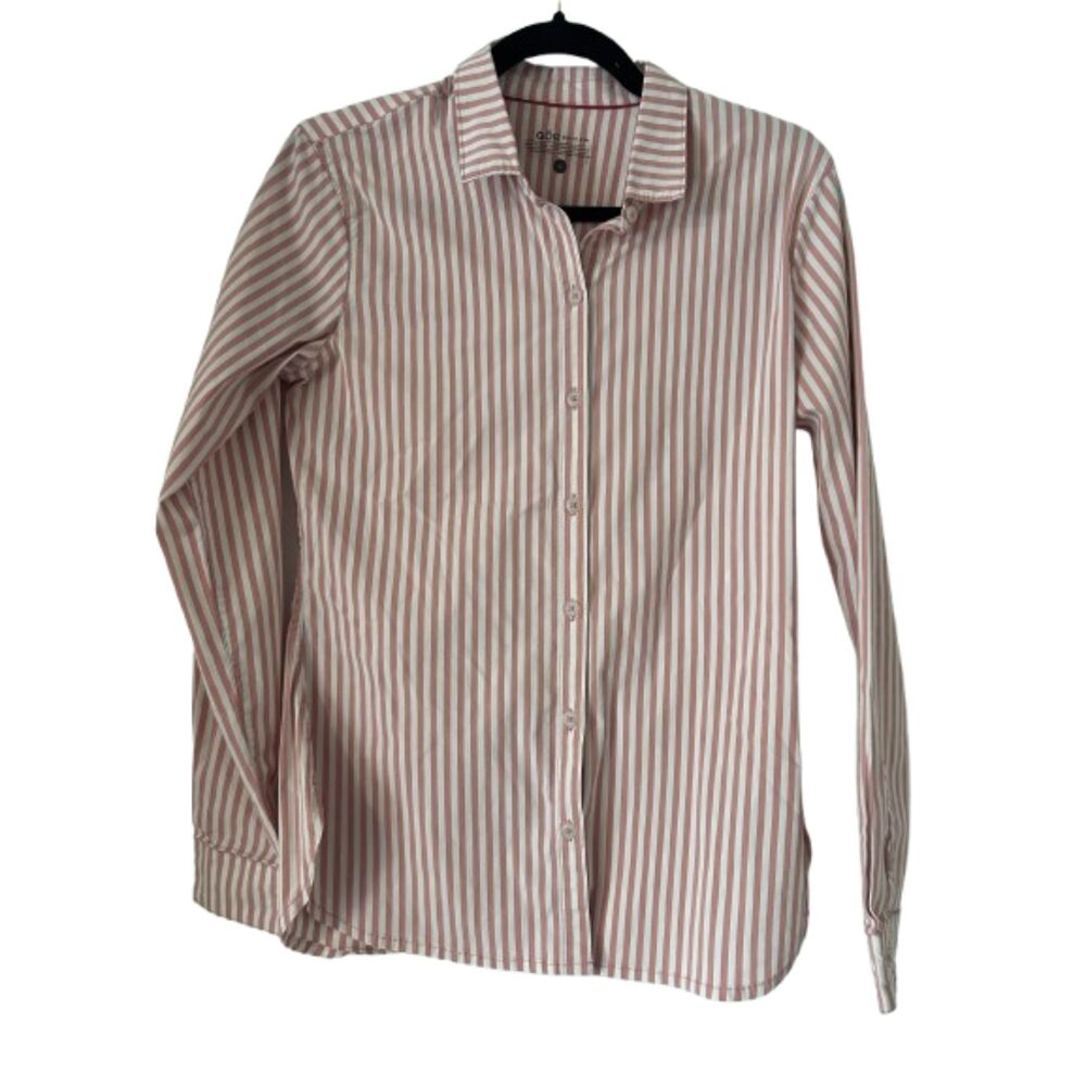 QOR Women's Odor Control Button Down Blouse S